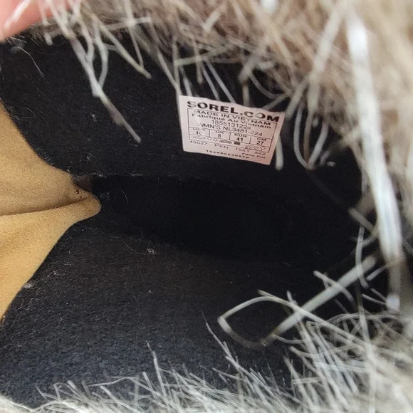 Sorel Boots Joan of Arctic Waterproof Winter Faux Fur Tall Insulated Tan Suede - Picture 14 of 14